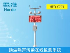 揚塵噪聲污染在線監測系統，提高監測效率