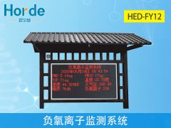 負氧離子監測站可同時監控多種環境要素